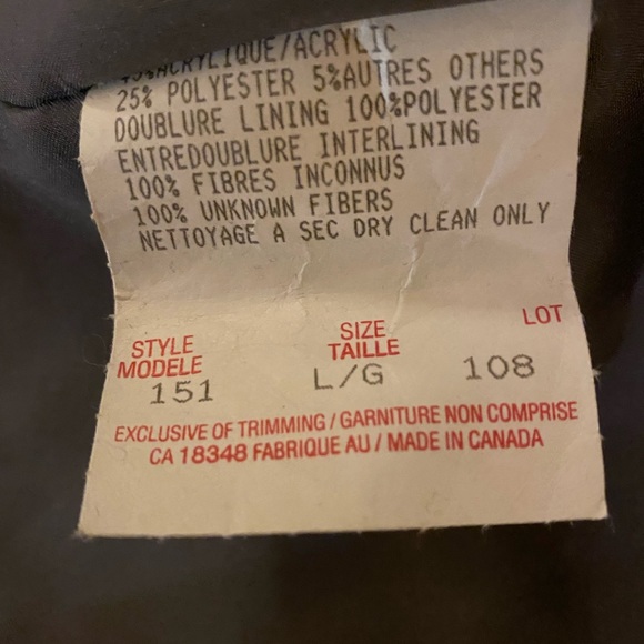 cozy vintage oversized coat - Picture 3 of 5